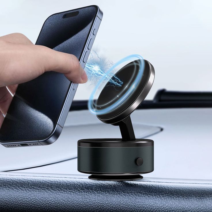 Vacuum Magnetic Suction Phone Holder