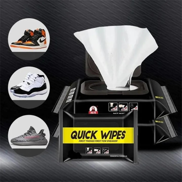 Natural Shoe Cleaner Wipes - 1 Packs of 80