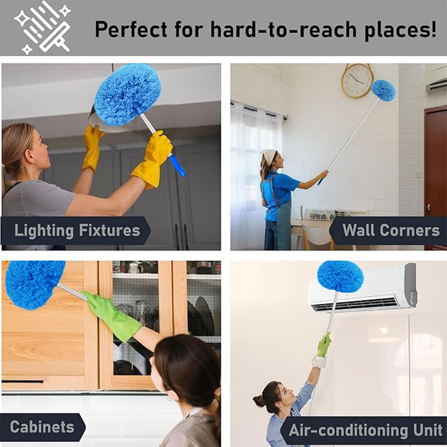 Washable Ceiling Fan Cleaner Duster