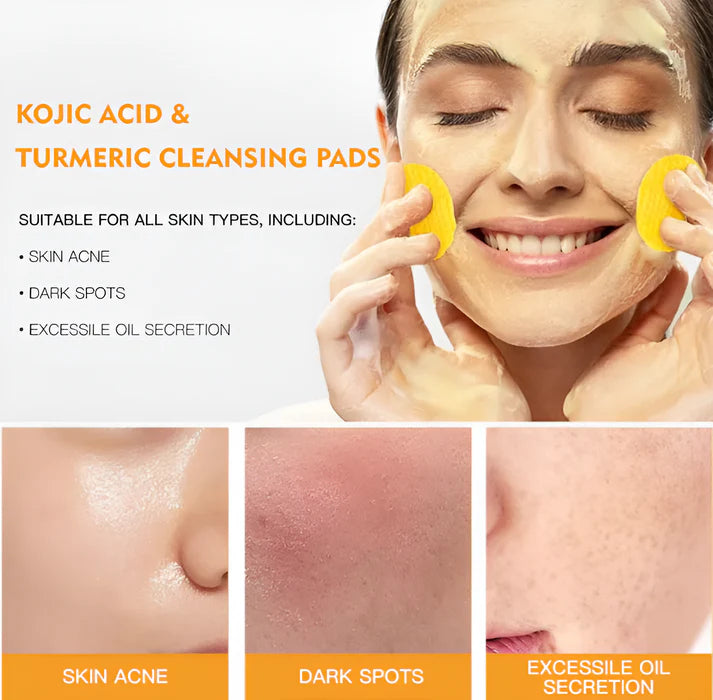 Turmeric Kojic Acid Cleansing Pads